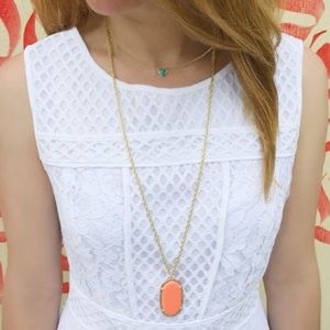Kendra Scott Rae Necklace in coral